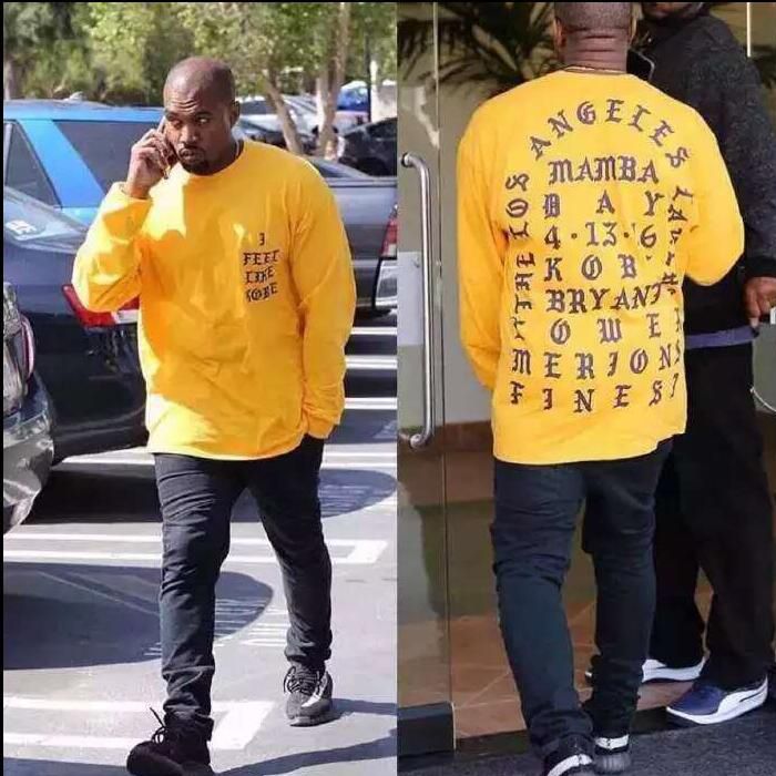 kanye west long t shirt