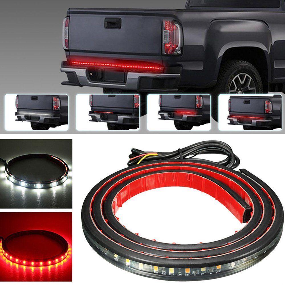Barre Lumineuse LED AUXITO 60 Pouces - 5 Fonctions Pour Hayon, Camionnette, SUV, Remorque