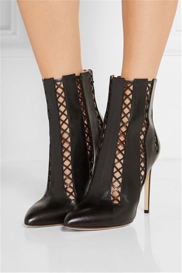 botines negros de vestir