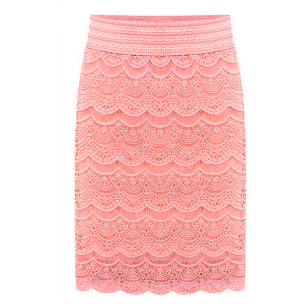 plus size lace pencil skirt