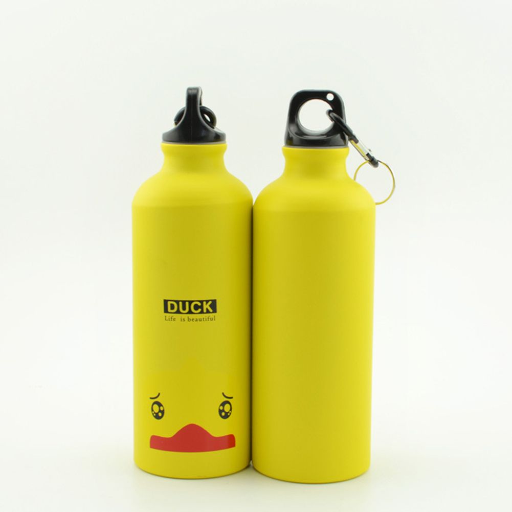 Demino 500ml Beaux Animaux en Plein air Sports Bottle Portable Bouteille en Alliage daluminium Enfants Eau Motif Cartoon Animaux Kettle Panda