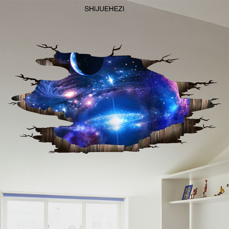 Compre Al Por Mayor Shijuehezi Universo Galaxy 3d Pegatinas De