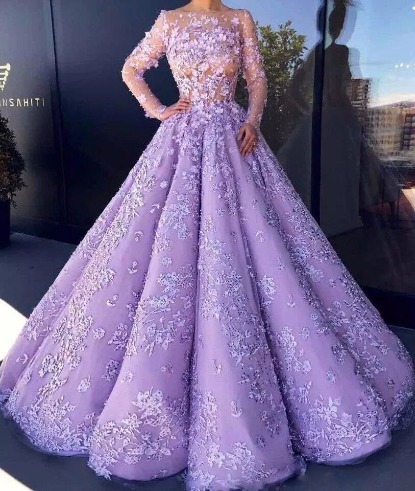 Fascinating Lavender Formal Evening 