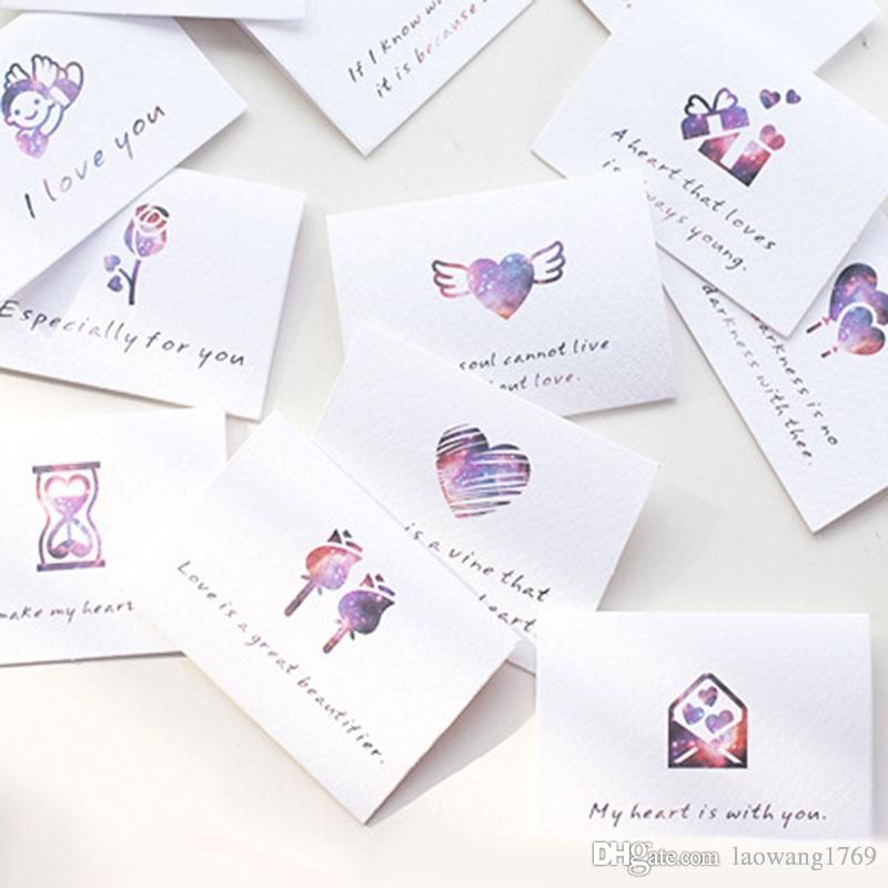 Satin Al 6 Adet Grup Ask Tema Ile Katlanir Mesaj Karti Zarf Sevgililer Gunu Dugun Nimet Tebrik Karti Hediye Karti Tatil Universa Tl18 21 Dhgate Comda