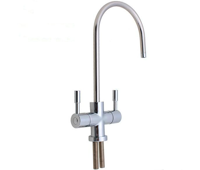 2020 New 1 4 Double Faucet Stainless Steel For Ro Uf Household