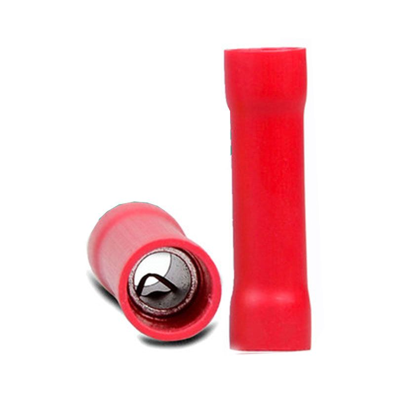 RED 22-16 AWG HEAT SHRINK BUTT WIRE CRIMP CONNECTOR ELECTRICAL TERMINAL 50 PCS