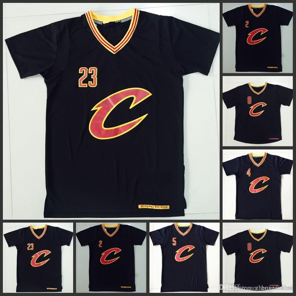 kyrie black sleeved jersey