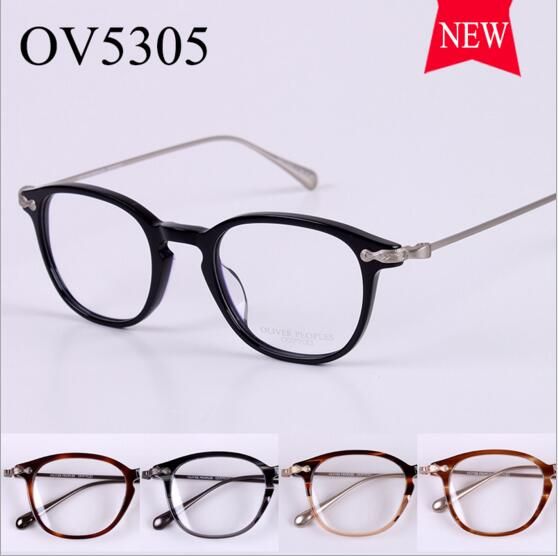 oliver peoples titanium eyeglass frames