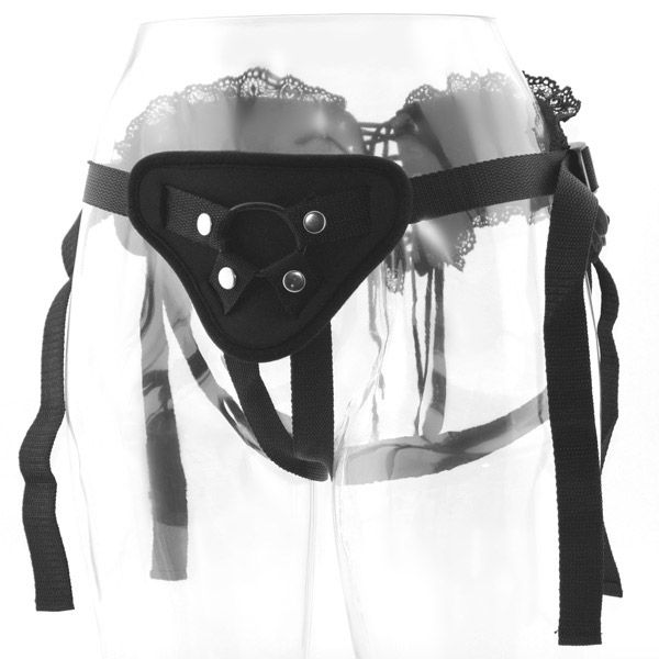 Lesbian Strap Black White