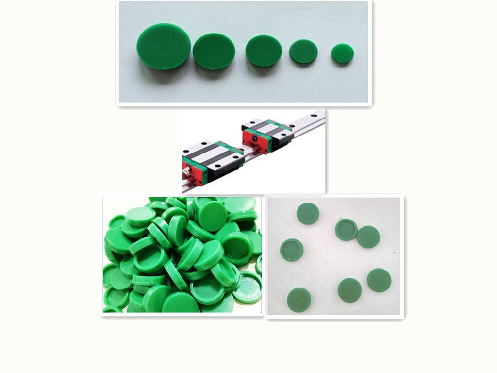 LINEAR GUIDE RAIL DUST COVER CAPS GREEN 6 STYLE  100PCs C4-C14 