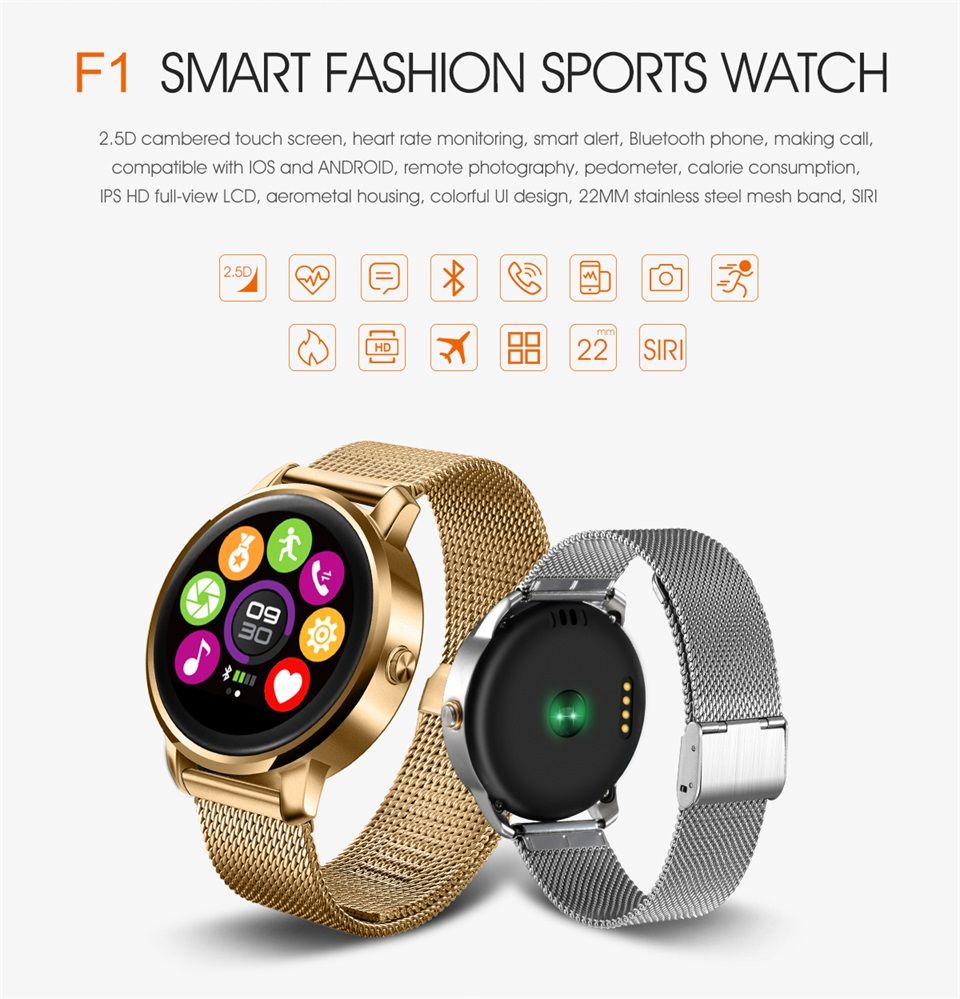 analog smartwatch with heart rate monitor