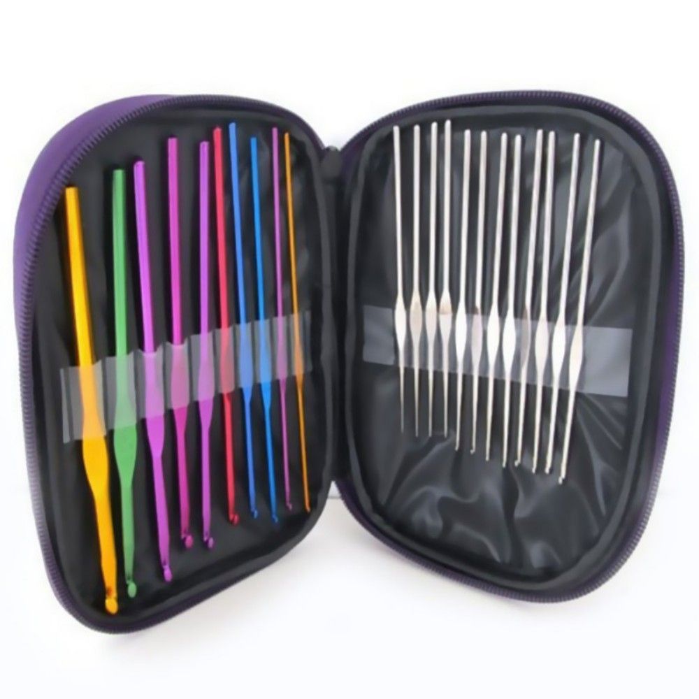 Multi Function Crochet Hooks Set Knitting Needles Case Weave Sewing Craft Tool