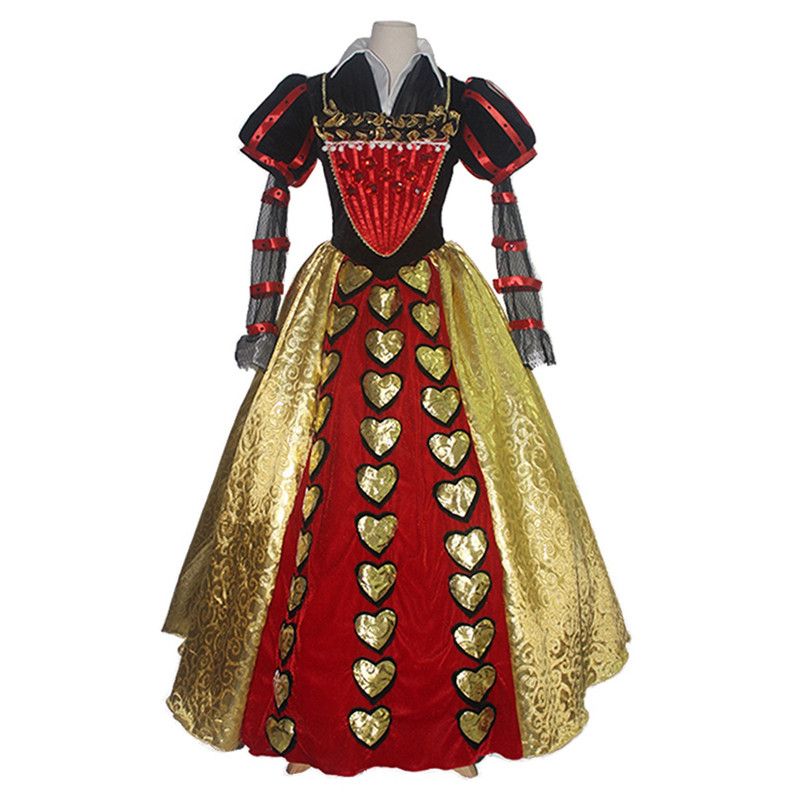 Malidaike Movie Figure Womens Dress Set For Alice In Wonderland Red Queen Of Hearts Cosplay From Malidaike 158 37 Dhgate Com Malidaike Movie Figure Womens Dress Set For Alice In Wonderland Red Queen Of Hearts Cosplay From Malidaike 158 37 Dhgate Com