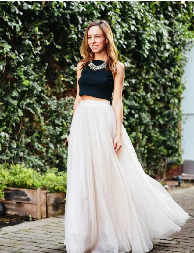 skirt and top occasion wear