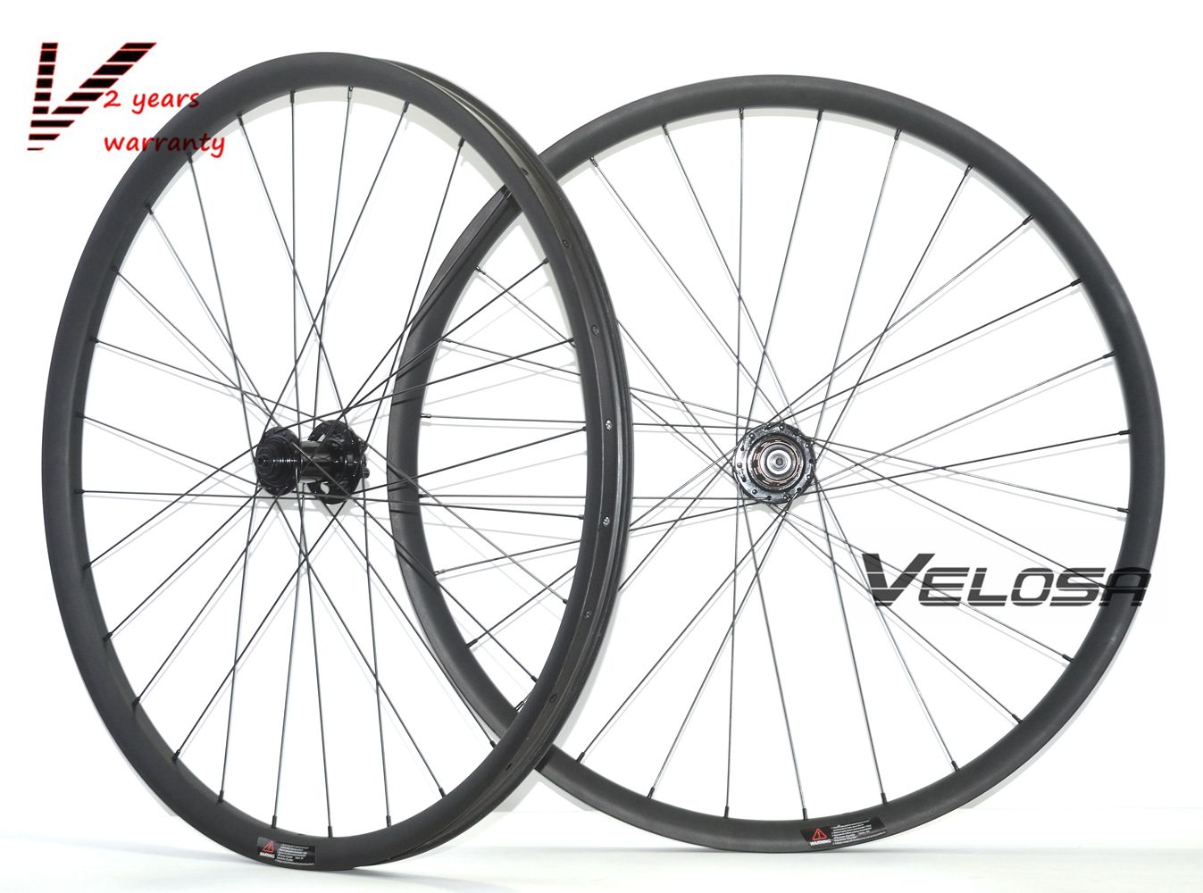 650b thru axle wheelset