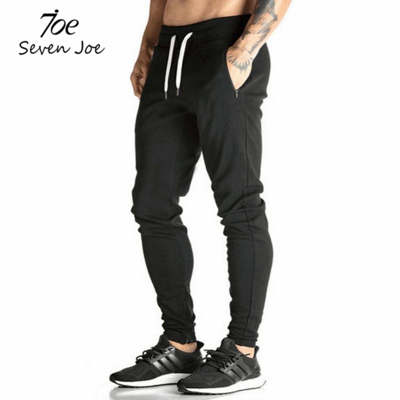 Men sportswear Pants Casual Elastic Cloth Mens Fitness Workout Loose Sweatpants