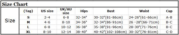 Seafolly Size Chart