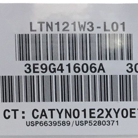 LTN121W3-L01 fit N121I6-L01 B121EW07 LTD121EW7V 20 pin LCD Screen free shipping