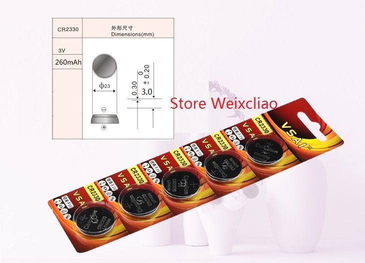 1 Cr2330 3v Lithium Li Ion Button Cell Battery Cr 2330 3 Volt Li Ion Coin Batteries Vsai Yuasa Battery A23 Battery From Weixcliao1 15 48 Dhgate Com