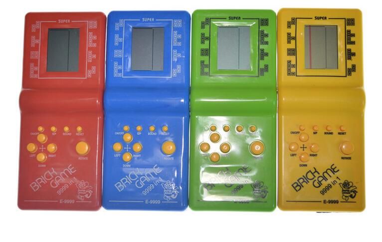 Retro Classic Childhood Tetris Handheld Game Players Juguete educativo