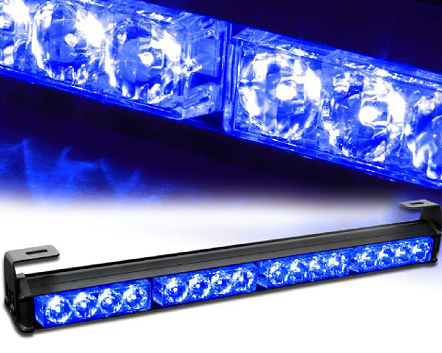 LED Rooftop Emergency Strobe Light Bar Warning Light Traffic