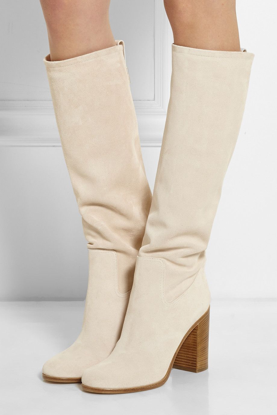 bottes beige