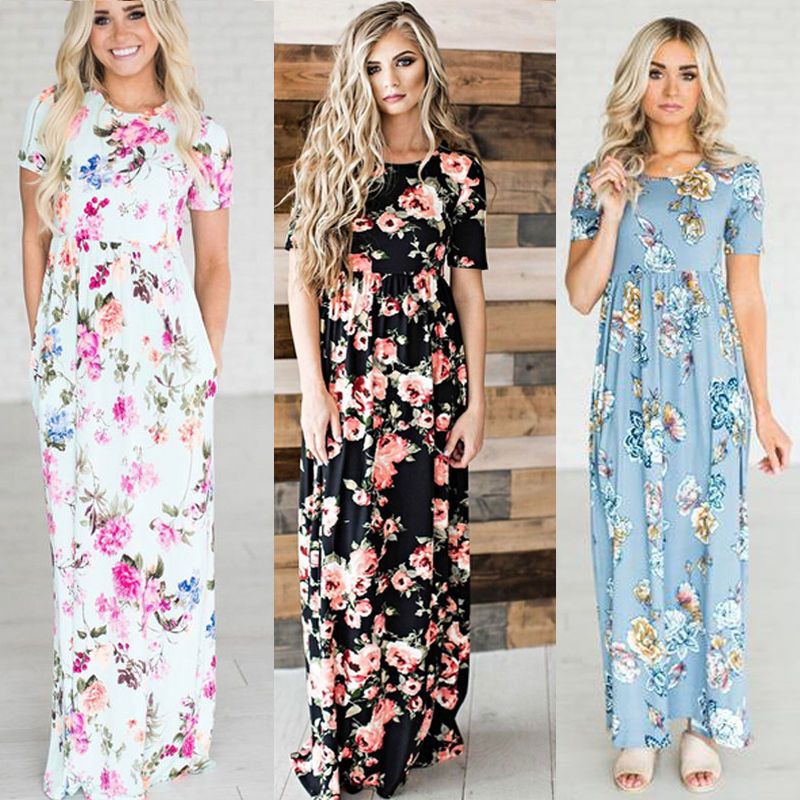 maxi length sundresses