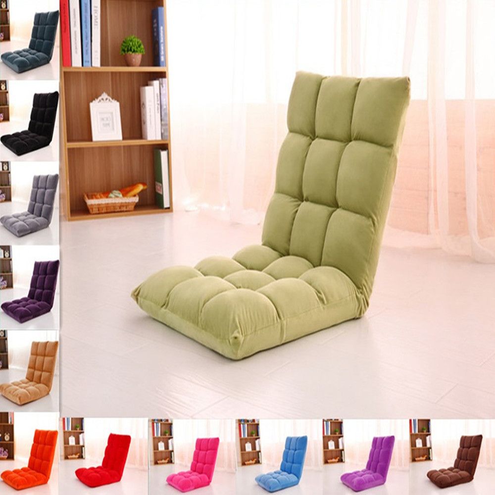 Lazy Sofa Floor Cushion Sofa Chair Folding Beach Chair Gaming Chair 2