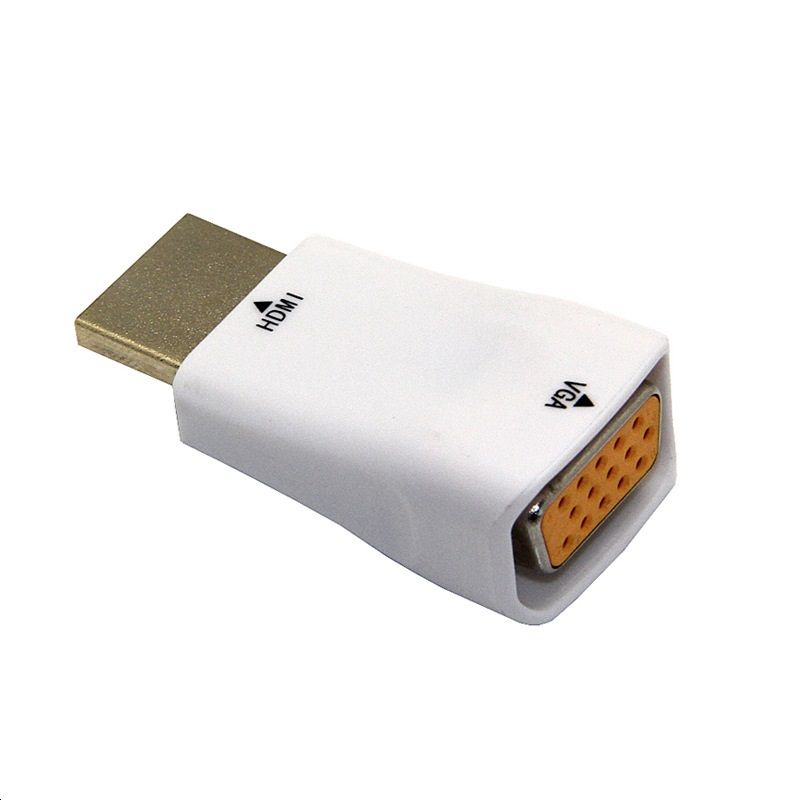 Adaptateur HDMI Vers VGA Avec Sortie Audio 3.5 Mm - Conversion Numérique/analogique - Plug & Play Pour PC, Projecteur, Moniteur - 5