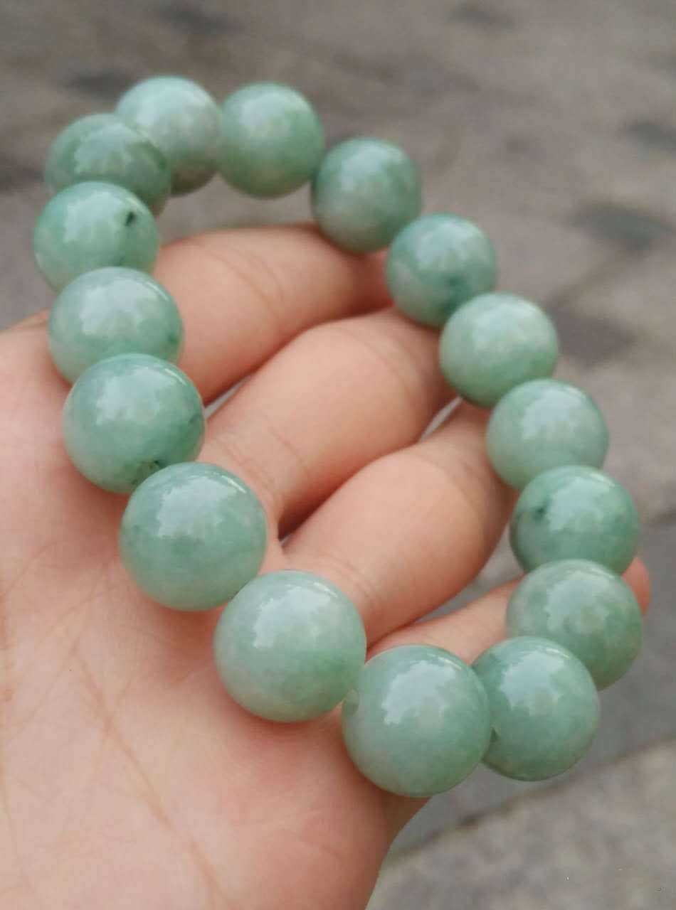 Compre Jade A Mercancias Cadena De Mano Verde Fruta Bebe Uniforme Color Rico Tipo De Agua Es Suficiente Particulas Regordetas A 25 29 Del Menpeng Dhgate Com