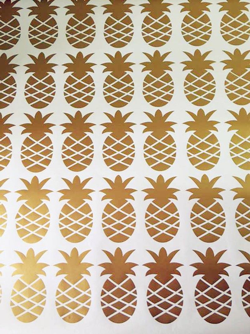 Golden Pineapple Vinyl Wall Sticker Special Color Decals Personalized Home Decoration Size 8 X 13 Cm Flower Wall Stickers Flowers Wall Stickers From Fst1688 10 05 Dhgate Com