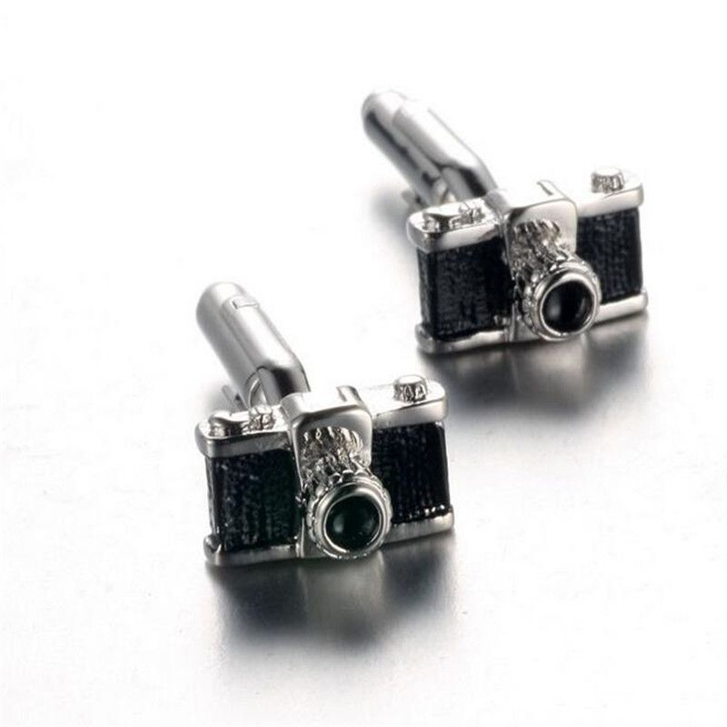 Westeng 1 par Cufflinks Moda Forma del /árbol de Navidad Botones para Camisa Gemelos