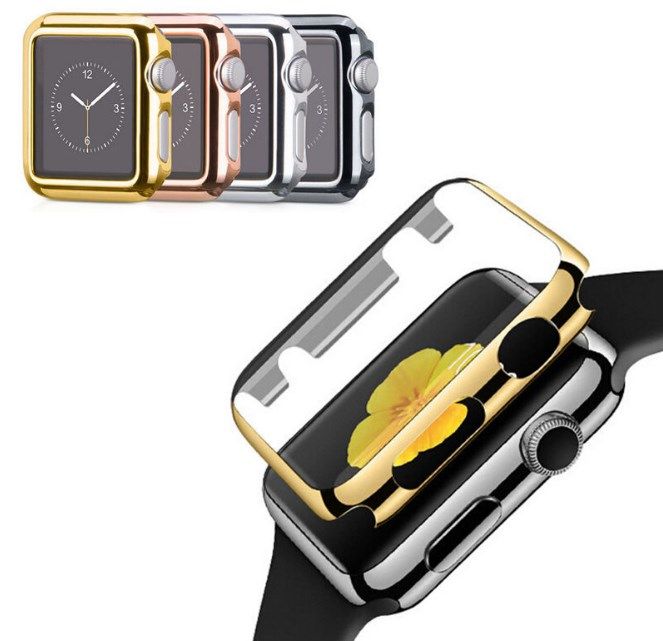 Hard Watch Case Ultra Thin2mm Full Body Cover For Apple Watch S1 S2 S3 38mm 42mm Pc Electroplate Defender Cover Protector Case Gsz6 Actionproof Bumper Case Case For Iwatch From Susanwang4043 1 74