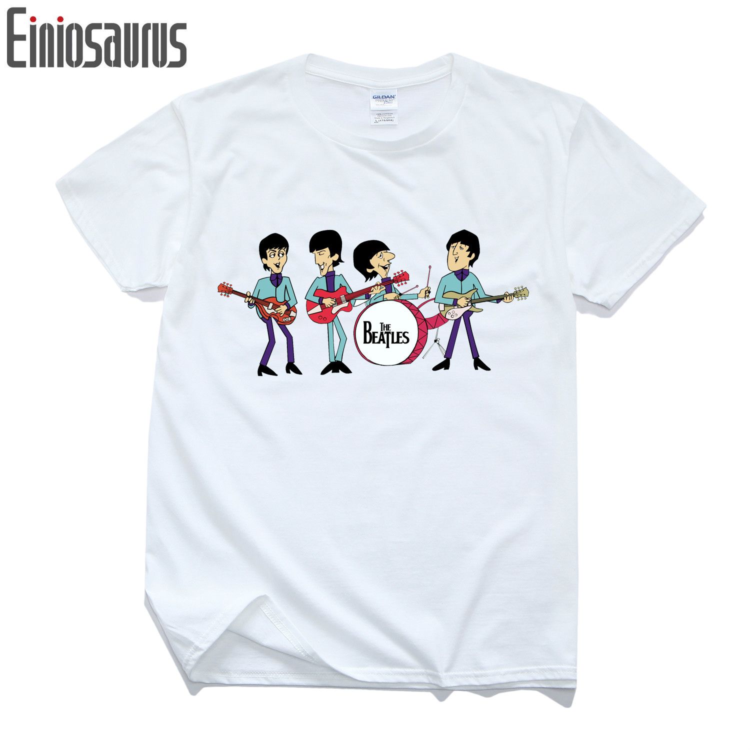 Wholesale The T Shirt Men Punk Rock Band T Shirt Short Sleeve O