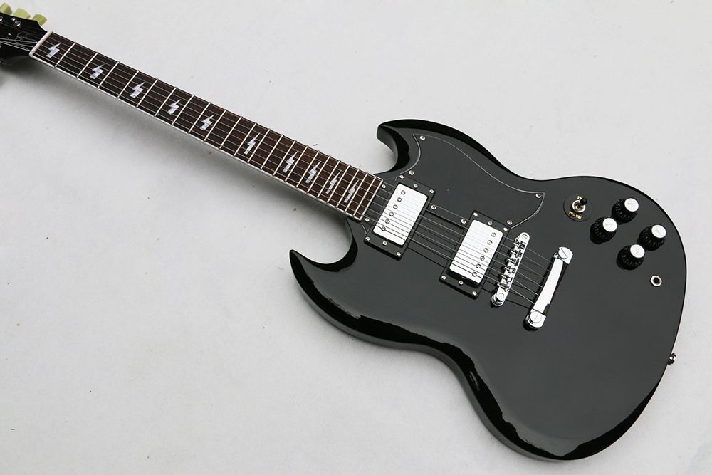 Hot!! Young Guitar AC/DC Inlaids Black Rosewood Fretboard Electric ...