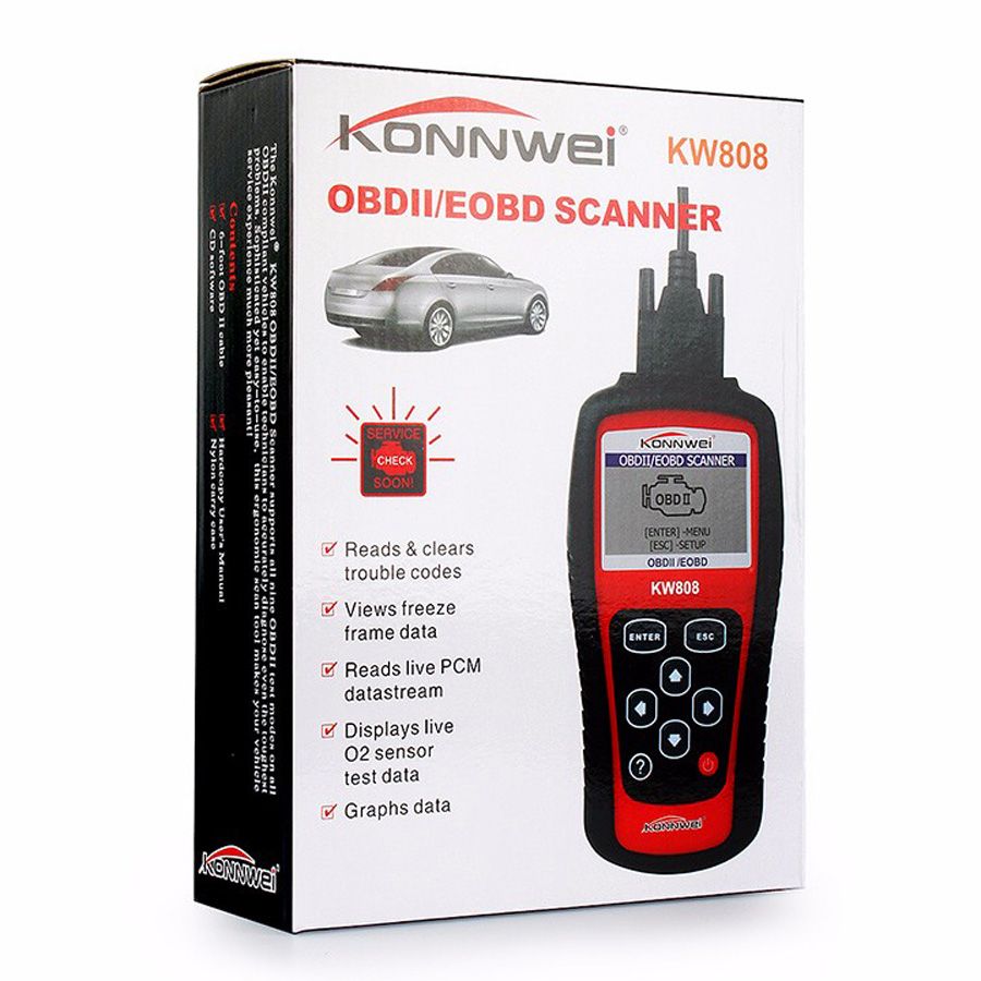 Автосканер konnwei kw206 инструкция по применению