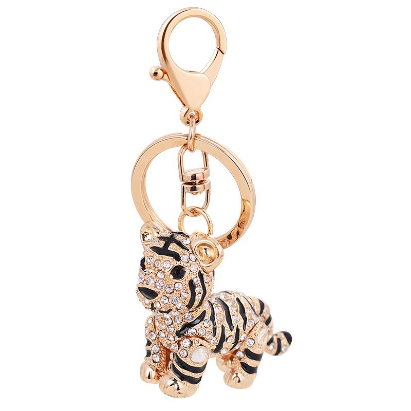 Details about   Cute Tiger Metal Bling Crystals Rhinestone Keychain Keyring Pendant Keyfob WA