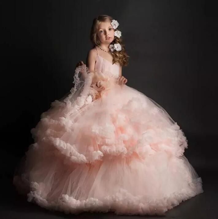 soft flower girl dresses