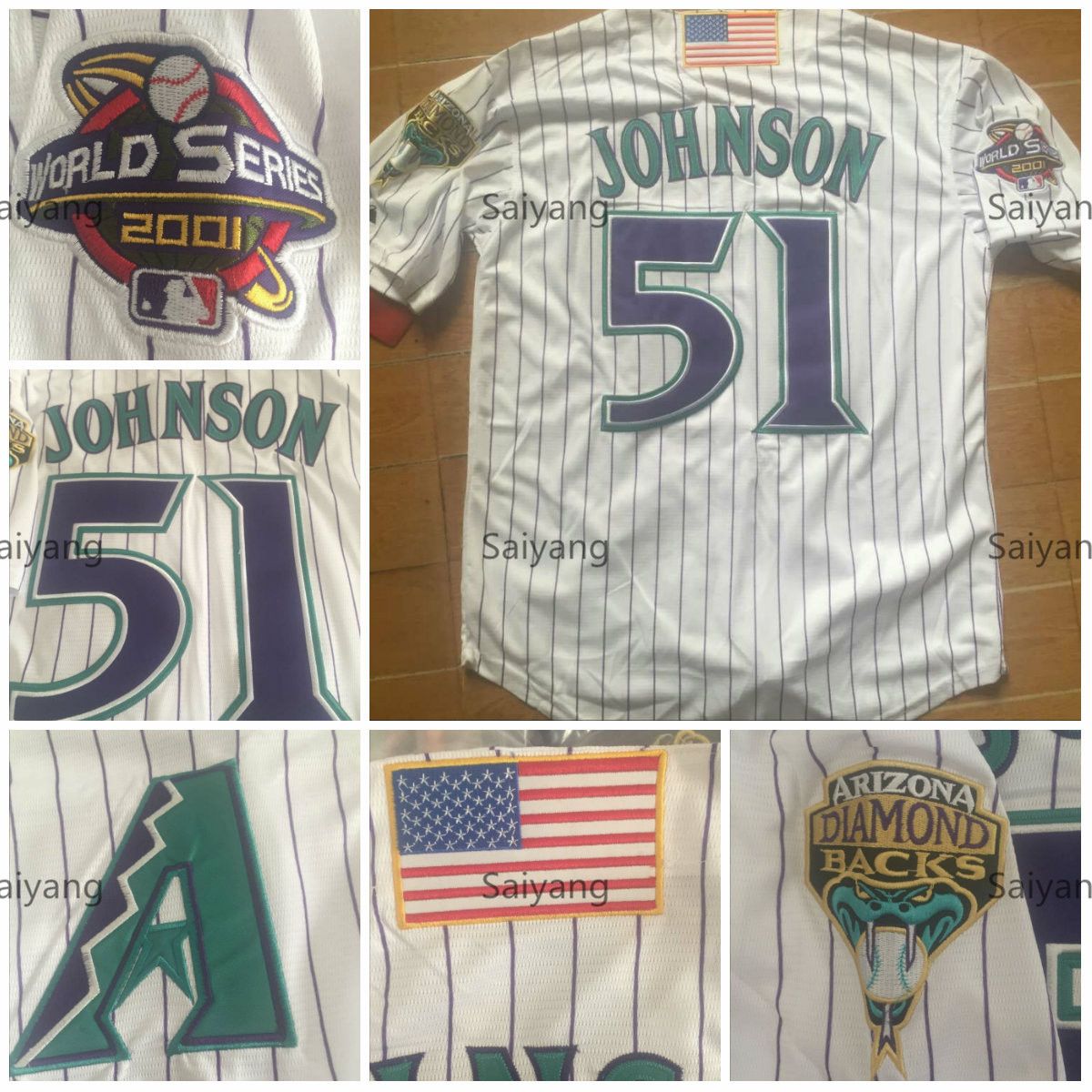 randy johnson diamondbacks jersey