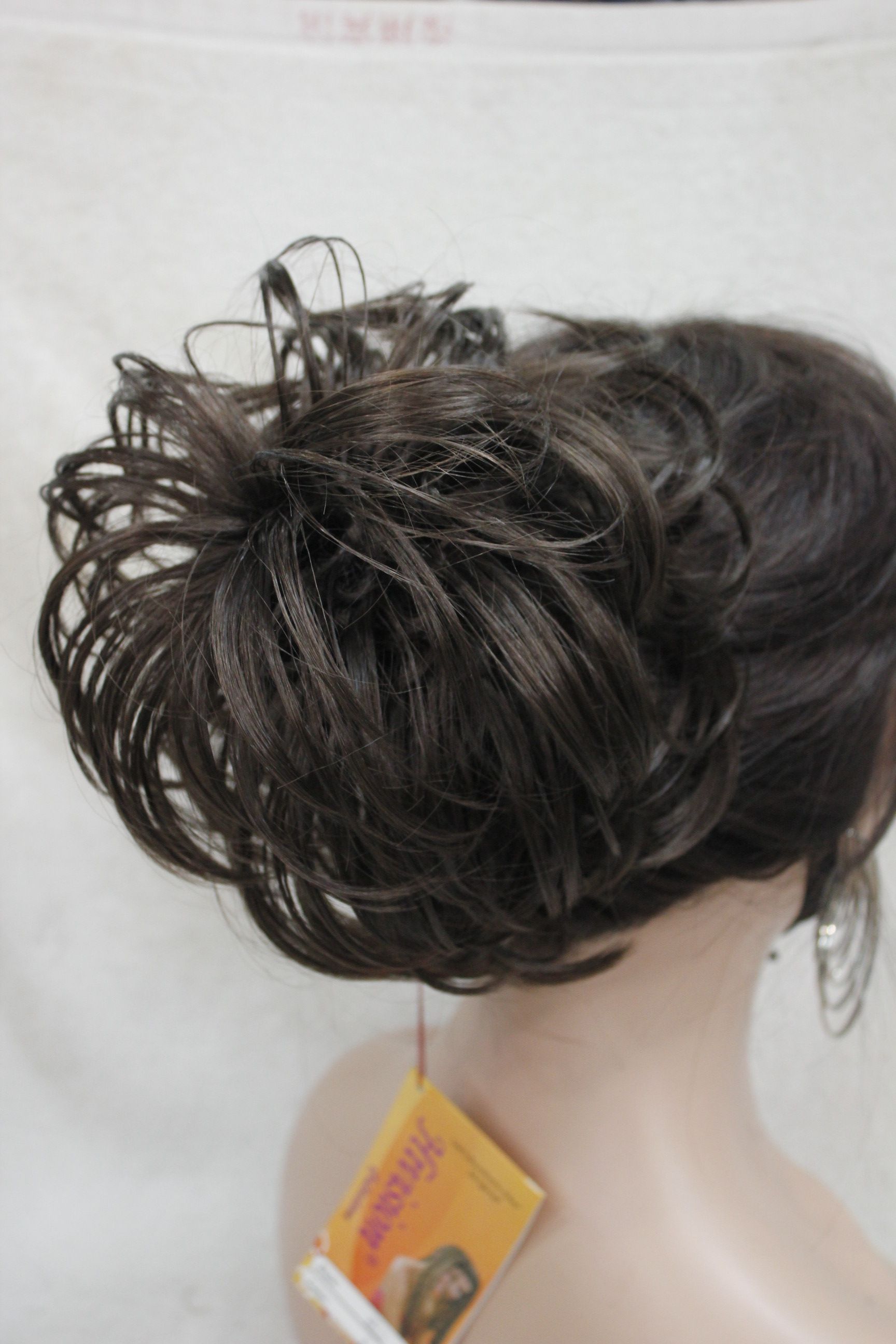 2017 New Fashion Dark Chocolate Dome Wiglet Drawstring Ponytail 6 Bun