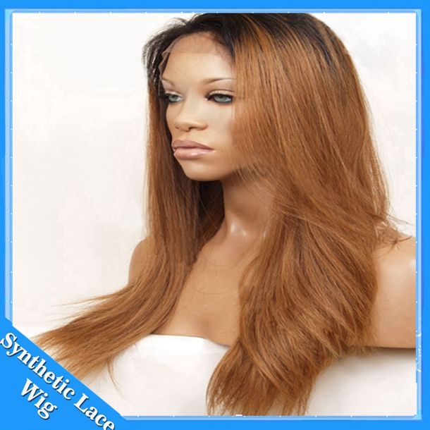 Ombre Blonde Wig 1b T 27 30 33 Two Tone Color Synthetic Lace
