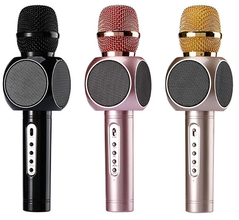 Wireless Karaoke Microphone Bluetooth Handheld KTV Microphone Mobile