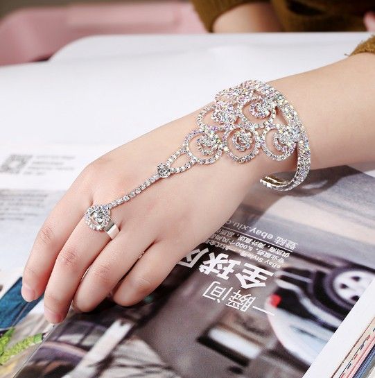 Finger ring sales bracelet for wedding