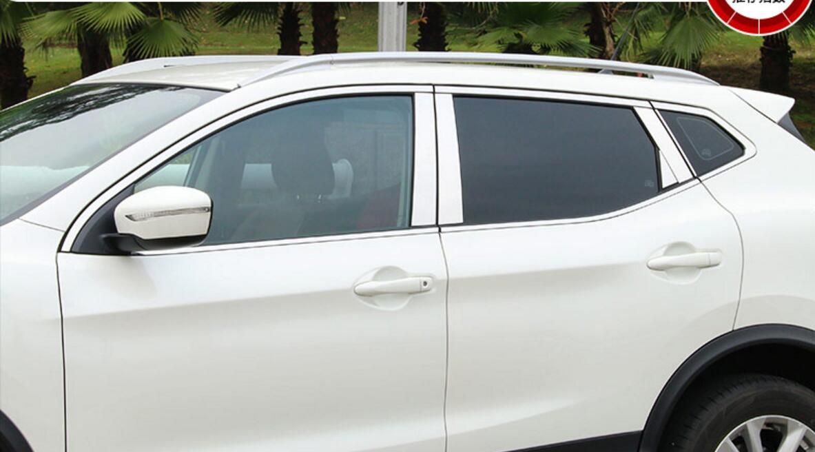 nissan qashqai chrome window trim