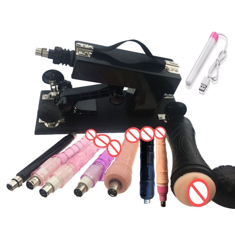 Sex Machine met accessoires