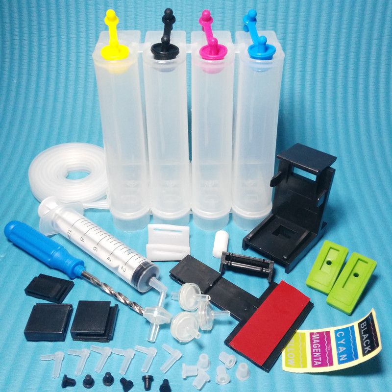 Compra Kit Universal De Tinte Ciss Para Epson HP Canon Brother Sistema De  Suministro De Tinta Continuo De Impresora Lexmark Accesorios Profesionales  4 * 100ML De Alta Calidad Barato | Entrega Rápida