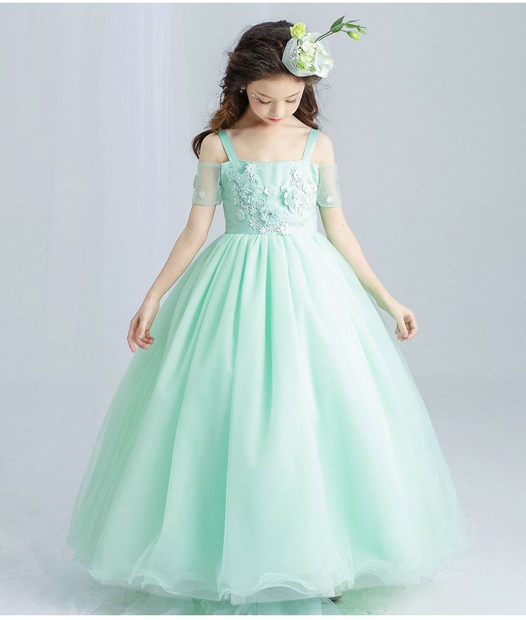 girls mint green dress