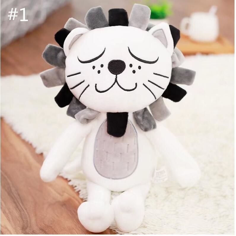 2020 Cute Kids Cat Lion Plush Toy Baby Stuffed Sleeping Doll Toys