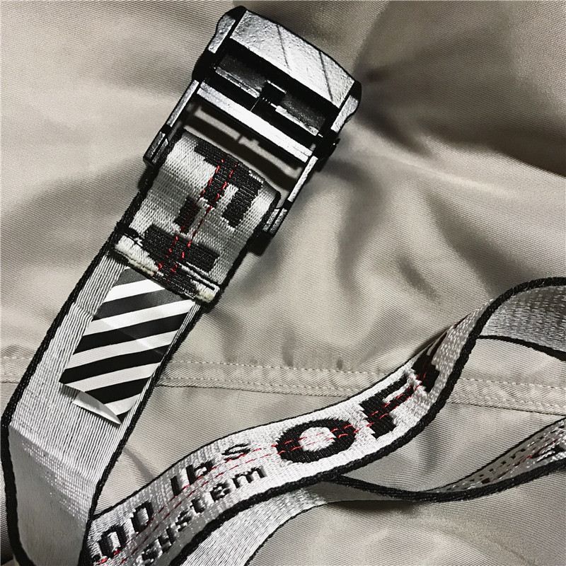Mens Streetwear Fashion Belt Hiphop Brand Canvas Belts Long Style