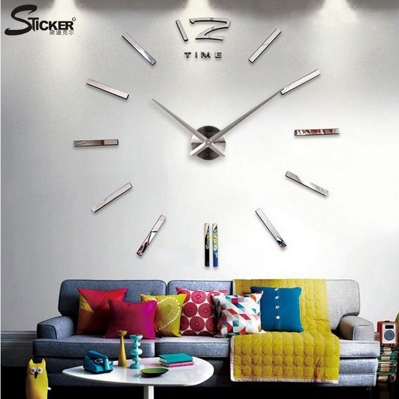 Compre Al Por Mayor Sticker 3d Tamano Grande Diy Espejo Pegatinas